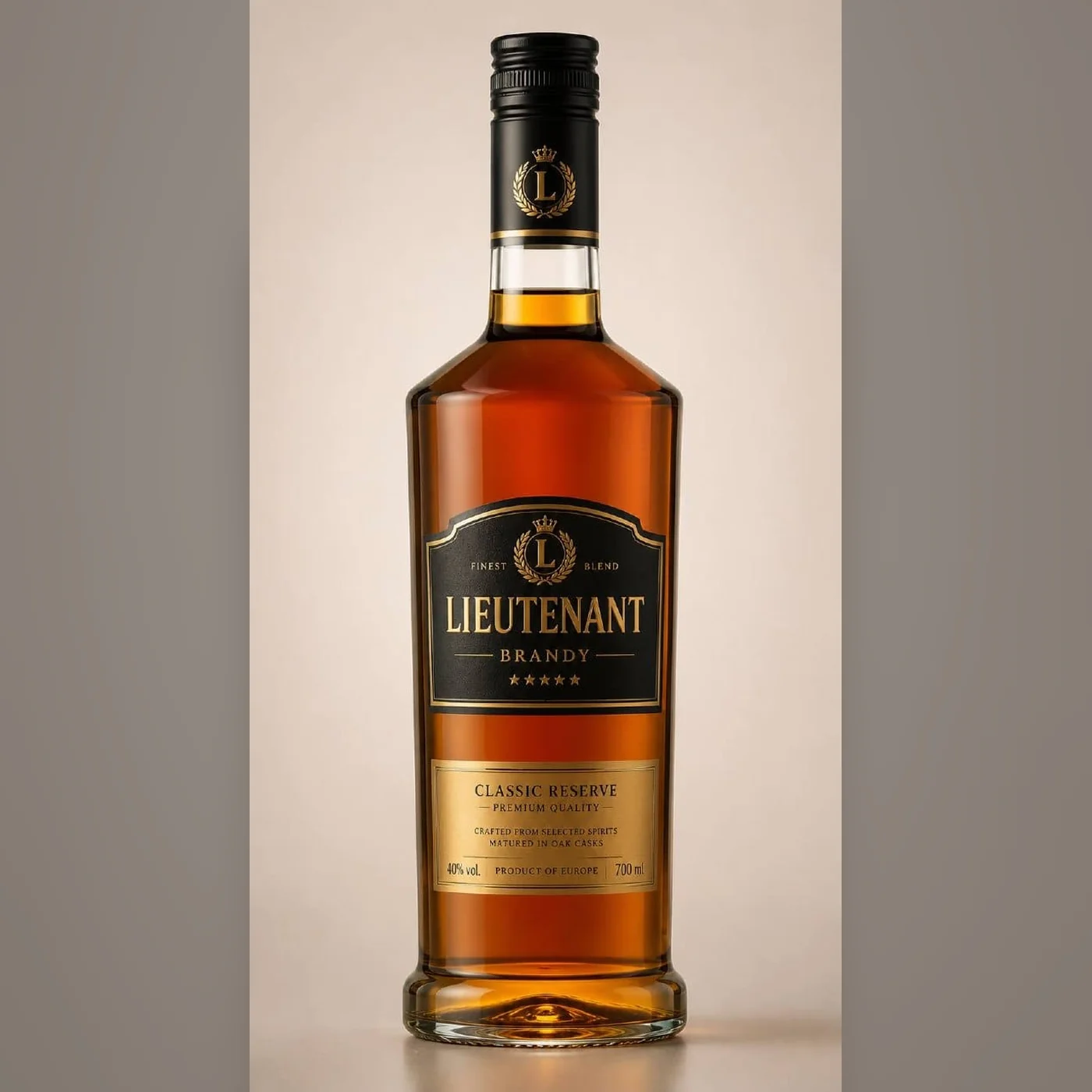 Lieutenant Brandy bottle