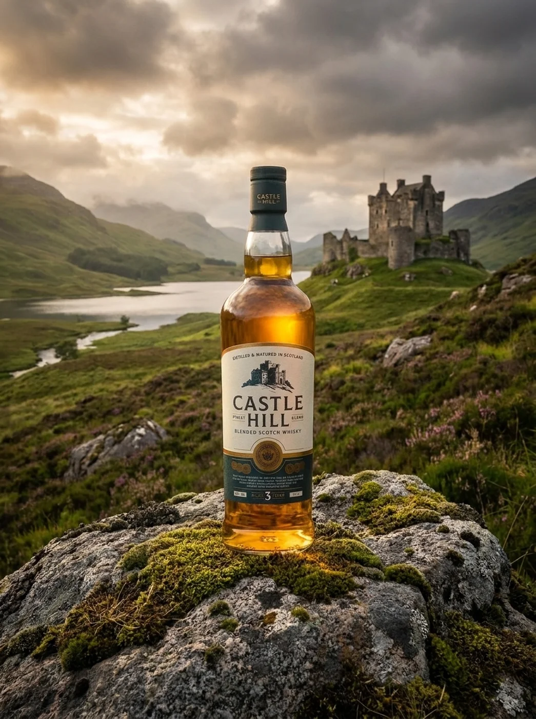 Castle Hill Blended Scotch Whisky in the Highlands